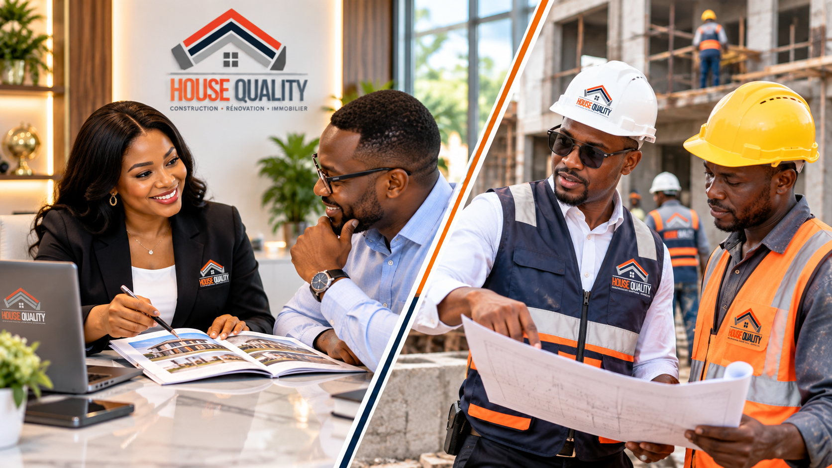 HOUSE QUALITY — accompagnement client et suivi professionnel de chantier à Kinshasa